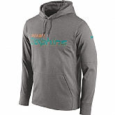 Men's Miami Dolphins Nike Circuit Wordmark Essential Performance Pullover Hoodie Gray,baseball caps,new era cap wholesale,wholesale hats